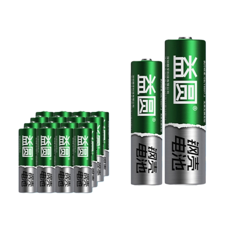Green steel shell battery 1.5V AA alkaline battery, durable, long-lasting and environmentally friendly Item Picture