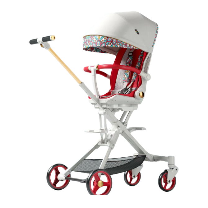 Baby strollers, baby products, high landscape shock absorption, three-level adjustment, suitable for sitting or lying down details Picture