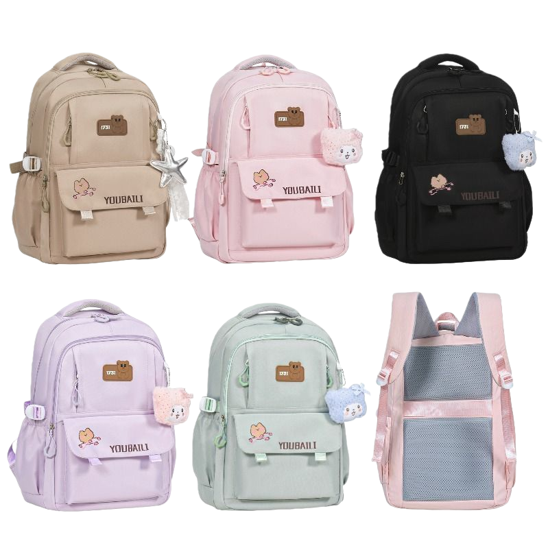 Children's school bags, luggage, leather goods, lightweight and wear-resistant, student school backpacks