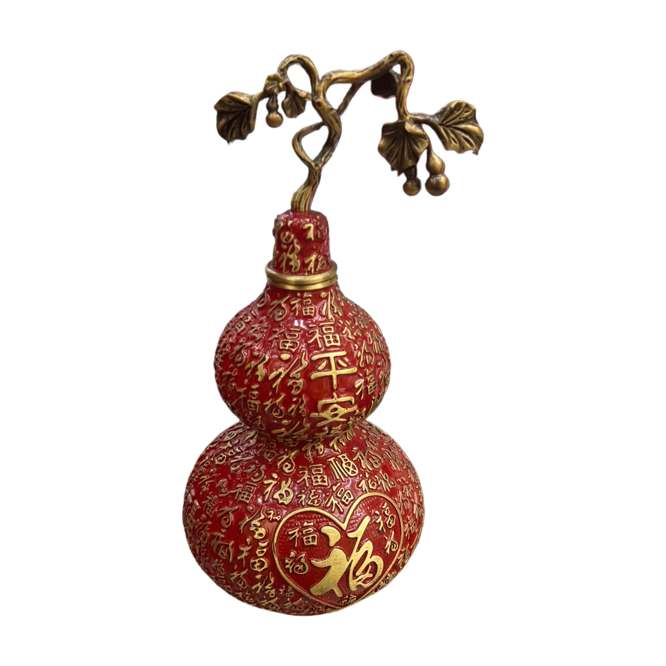 أغصان ذهبية مغطاة بأغطية القرع الأحمر Item Picture