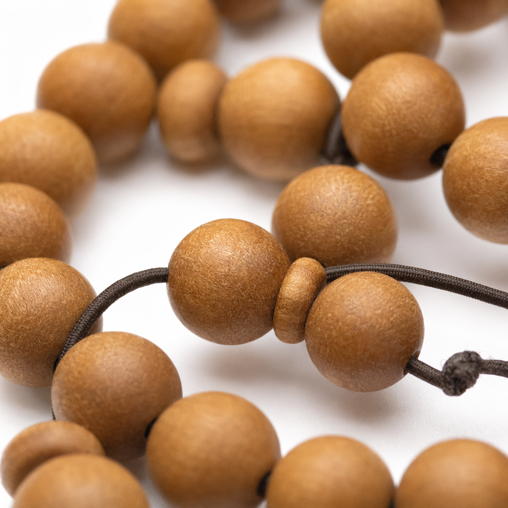 Marrón madera cuentas de buda brocheta de mano natural aloe foliolos dalbergia bodhi unisex Application Scenario