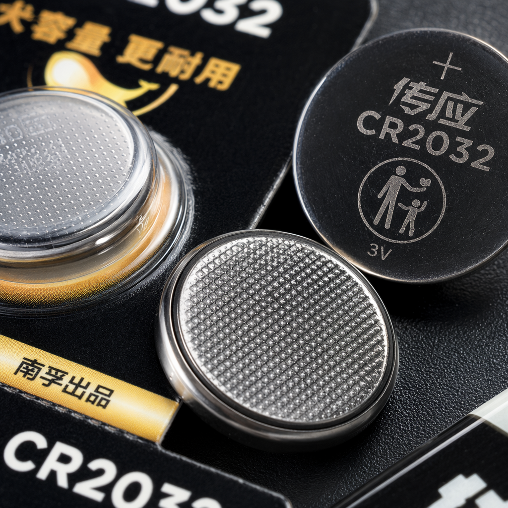 The black packaging CR2032 button battery 3V lithium battery is suitable for devices such as remote controls and calculators Application Scenario