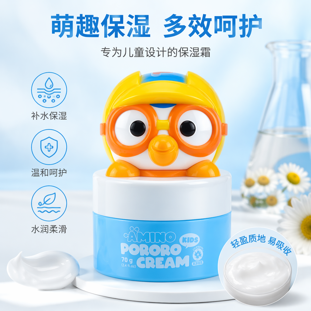 Corea pun LeLe los aminoácidos crema hidratante 70g azul (bam LeLe) niños de crema humectante suave humedecer las cremas de bebé details Picture