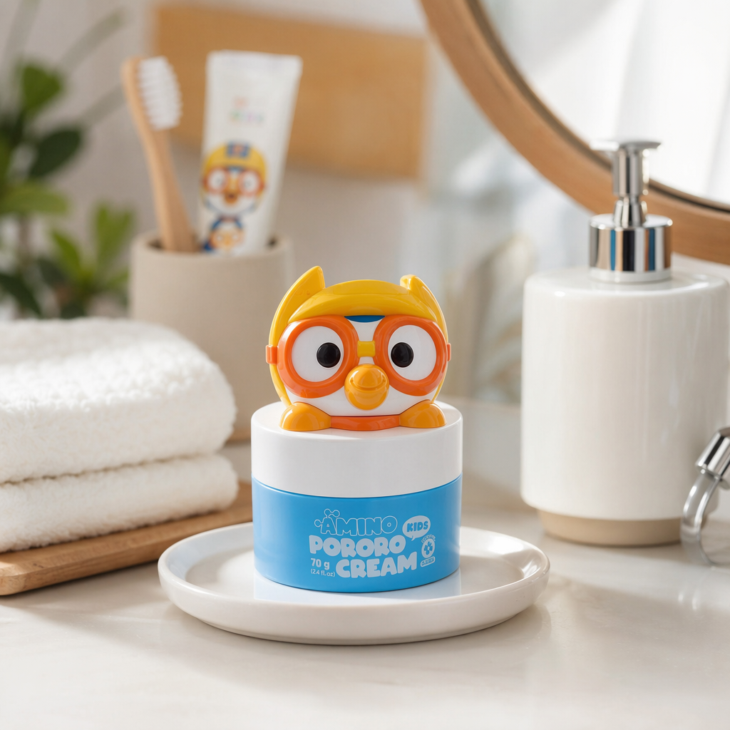 Corea pun LeLe los aminoácidos crema hidratante 70g azul (bam LeLe) niños de crema humectante suave humedecer las cremas de bebé Specification image