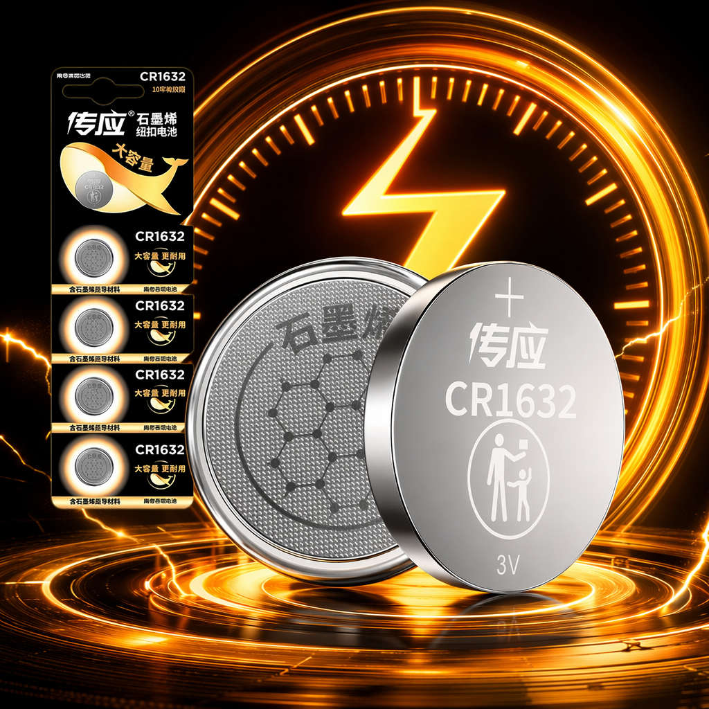 Silver button battery CR2032 3V lithium manganese battery remote control electronic scale calculator universal Specification image