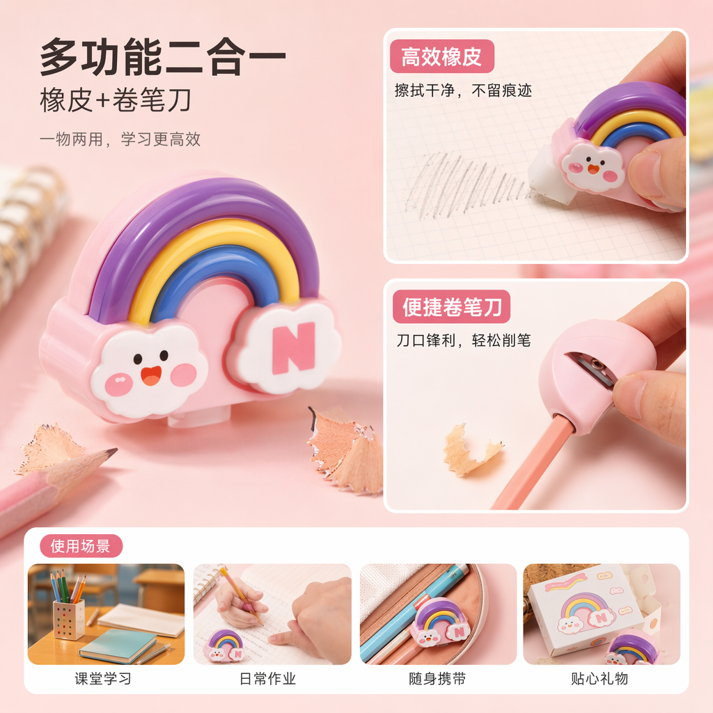 办公文化学习文具套装 多功能学生创意实用文具组合