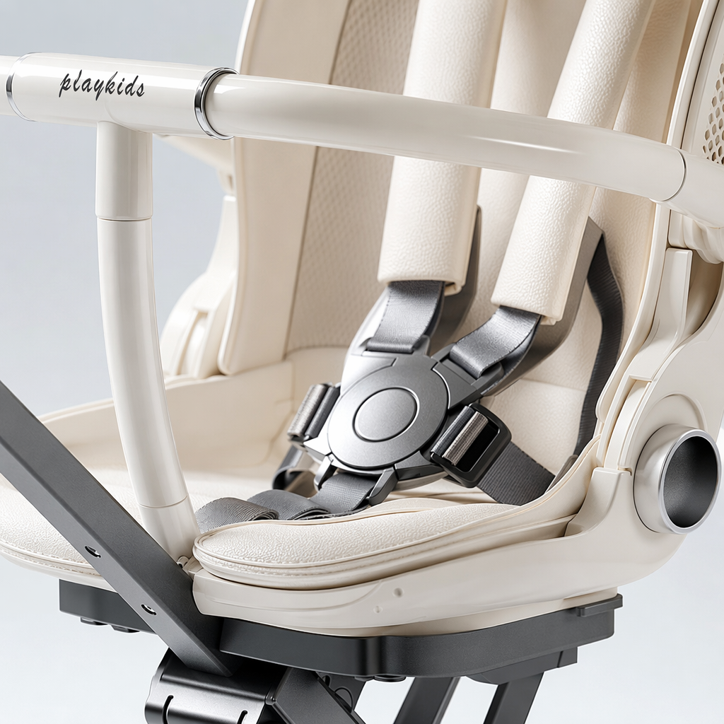 Baby strollers, baby products, foldable, lightweight, shock-absorbing strollers, safety seats Application Scenario