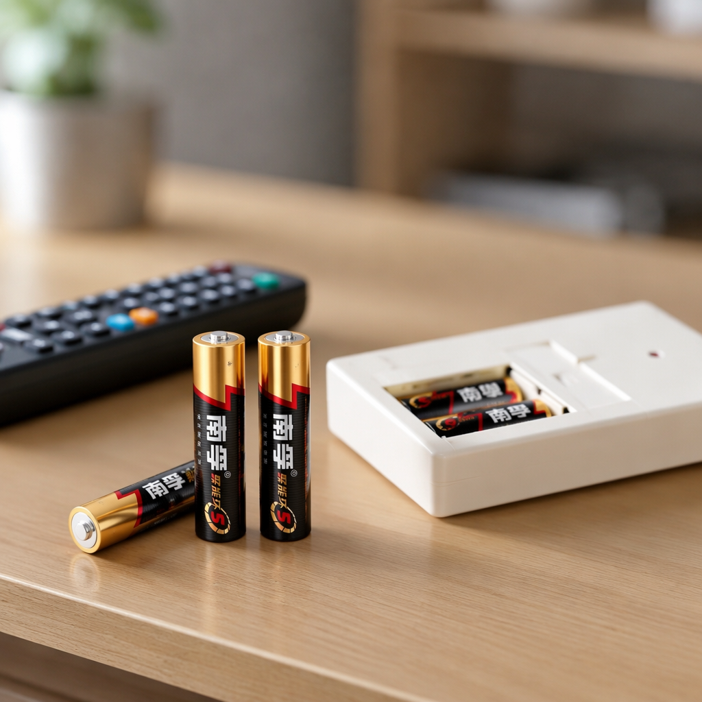金色电池+，红色包装+，木质桌面+，笔记本电脑+产品图