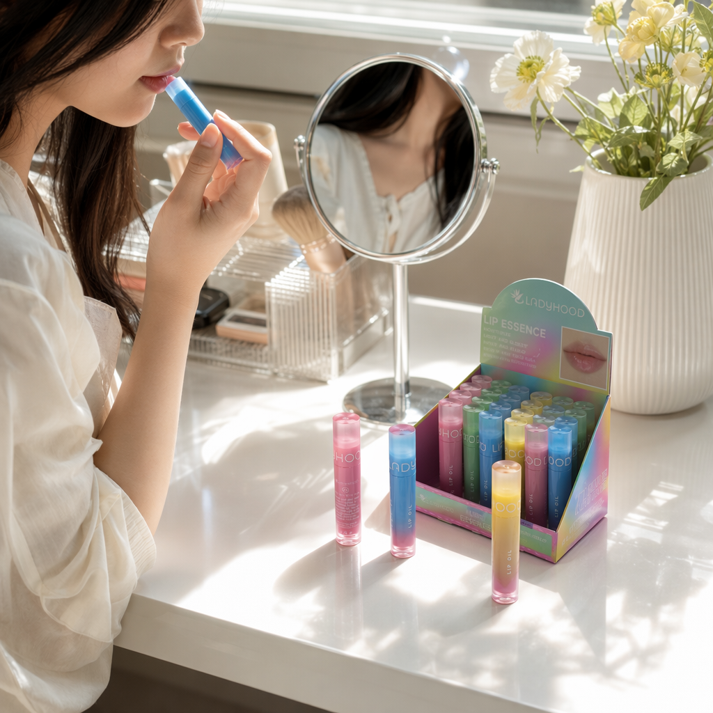 A new lip care product with a color gradient that is hydrating, lustrous and long-lasting details Picture