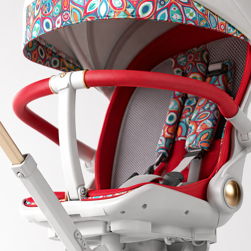 Baby strollers, baby products, high landscape shock absorption, three-level adjustment, suitable for sitting or lying down Application Scenario