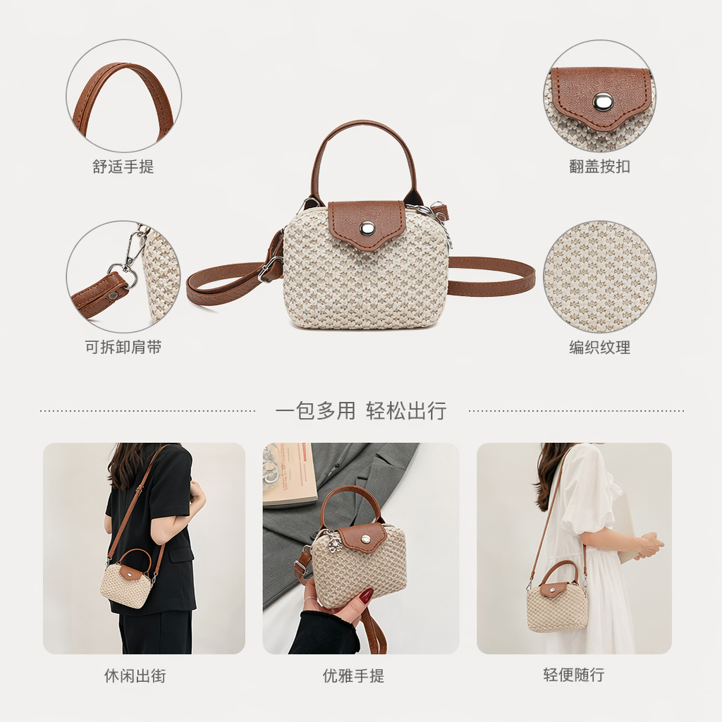 Luggage, leather goods, other bags, top-grain cowhide business commuter handbags details Picture