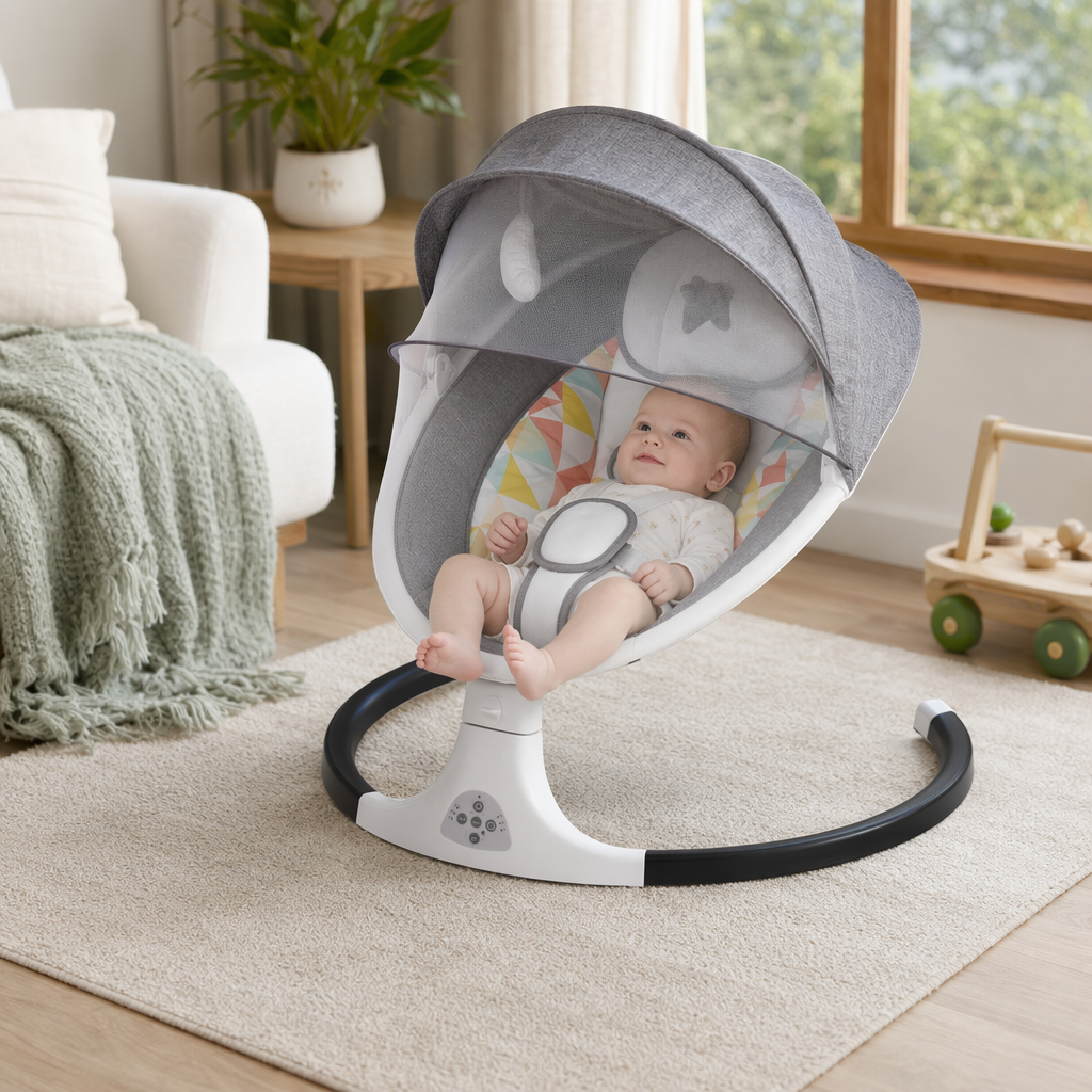 Baby and maternal products, baby cradles, rocking chairs, strollers, cribs, shoulder straps, seats details Picture