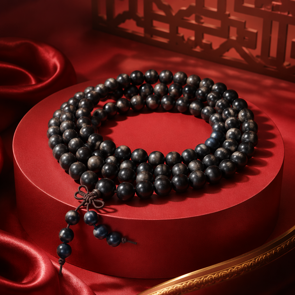 Brazalete de cordón de cuentas negras ágata negra natural simple y versátil para mujeres muñeca accesorios Specification image