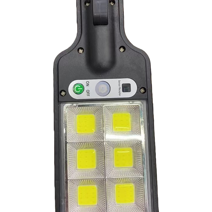 Black solar garden lamp, outdoor waterproof and energy-saving LED lighting lamp Item Picture