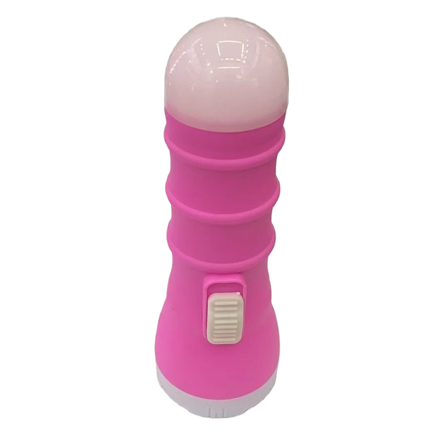 Portable rechargeable pink LED high-intensity flashlight for outdoor emergency lighting Application Scenario