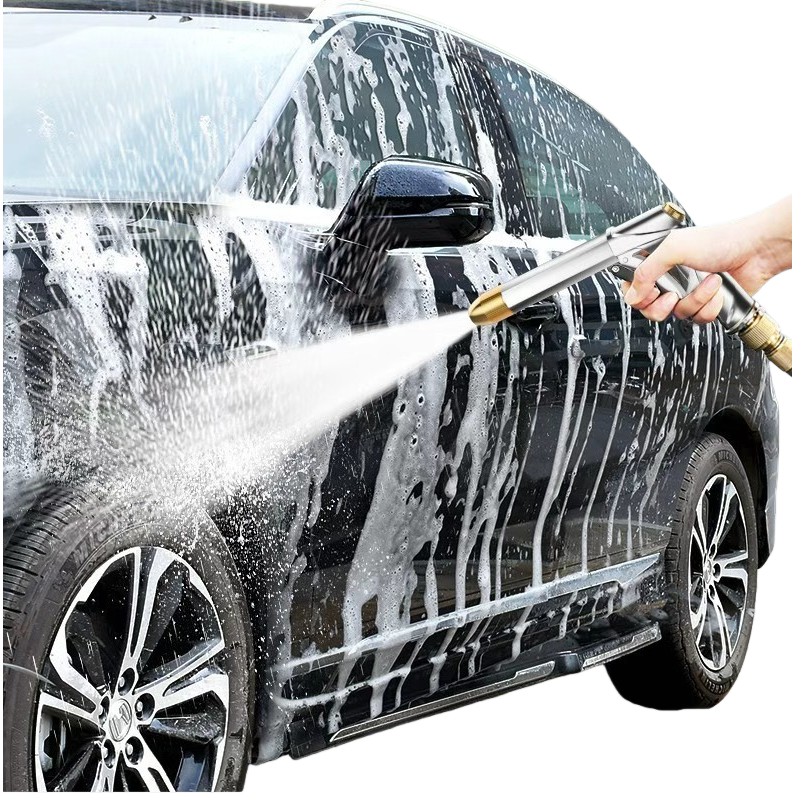 Silver spray gun water cleaning black car special high-pressure cleaning equipment Item Picture