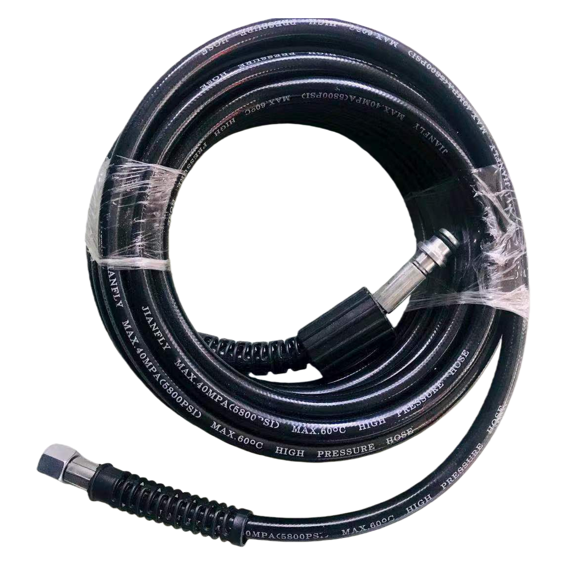 Black high-pressure water pipe thickened, wear-resistant and pressure-resistant, specially designed for garden car washing Item Picture