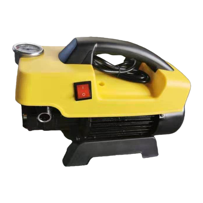 The yellow high-pressure cleaner is a household 220V 150Bar high-power dual-purpose machine for both cold and hot water Item Picture