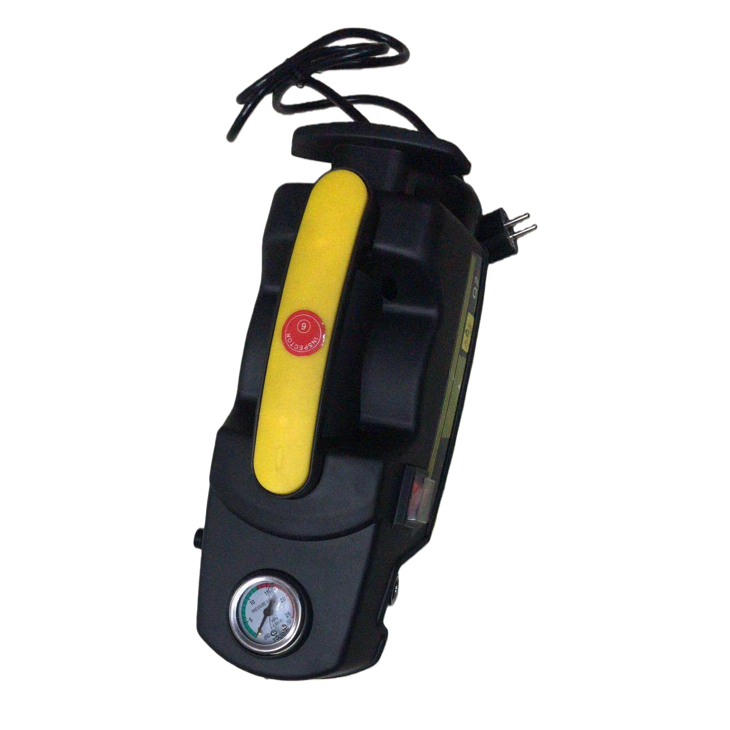 Lavadora de presión eléctrica negra con mango amarillo Item Picture