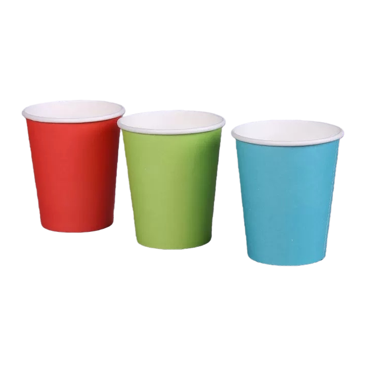 Tazas de papel de color para la fiesta de la boda tazas de café desechables 200ml para la decoración casera de la torrefacción Item Picture