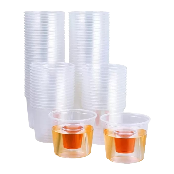 Tazas de plástico transparentes tazas de agua engrosadas domésticas tazas de agua desechables de oficina portátiles Item Picture