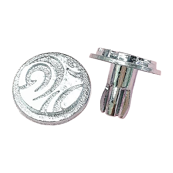 Botones de metal de plata accesorios de ropa bolsos hebilla universal Item Picture