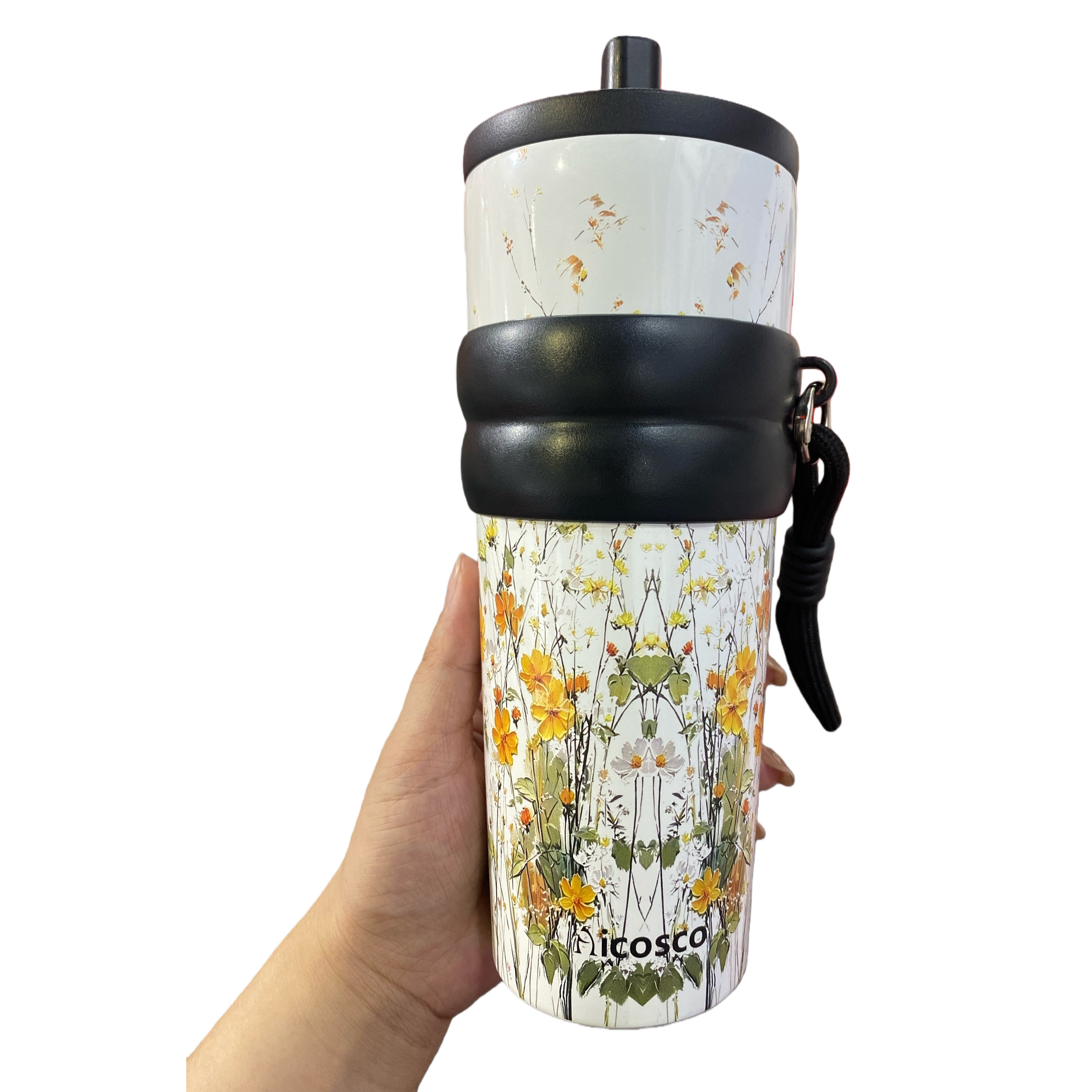 كؤوس مياه محمولة محمولة في فراغ من الفولاذ غير القابل للصدأ Item Picture