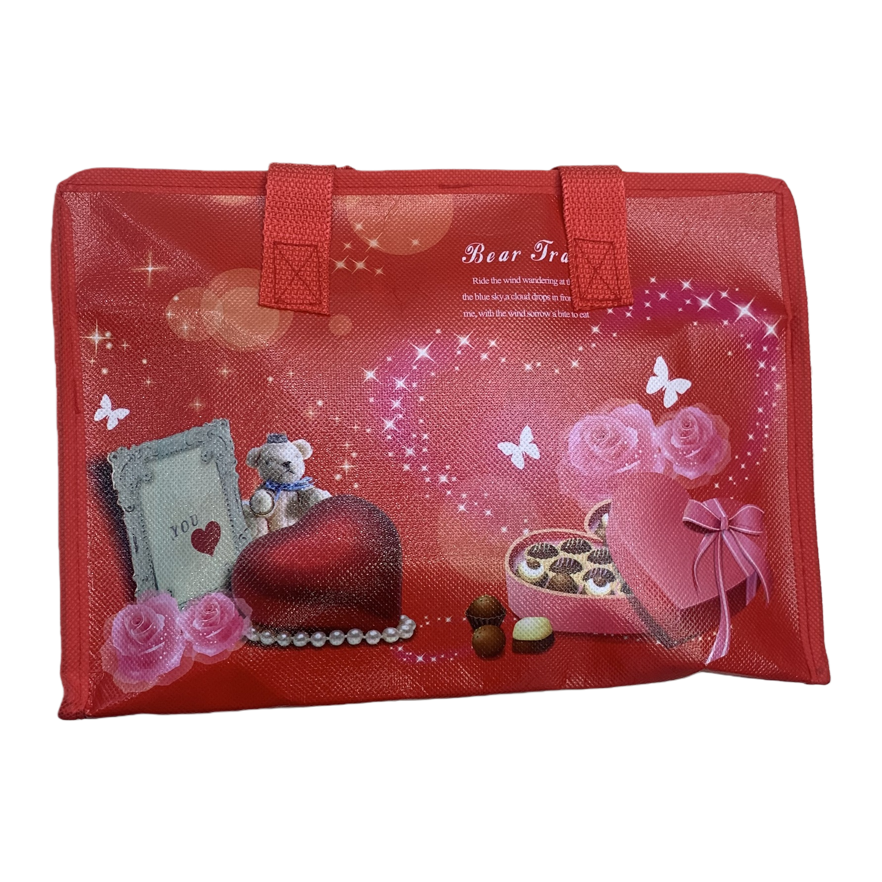 Extra-large laminated non-woven fabric handbag, fashionable and environmentally friendly packaging bag, non-woven fabric bag Application Scenario