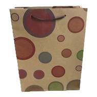 Thickened kraft paper bags, paper packaging containers, hand-held eco-friendly shopping bags details Picture