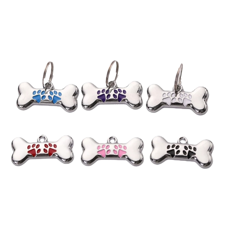 Цветной коготь с наклейкой на ошейнике остеопата Item Picture