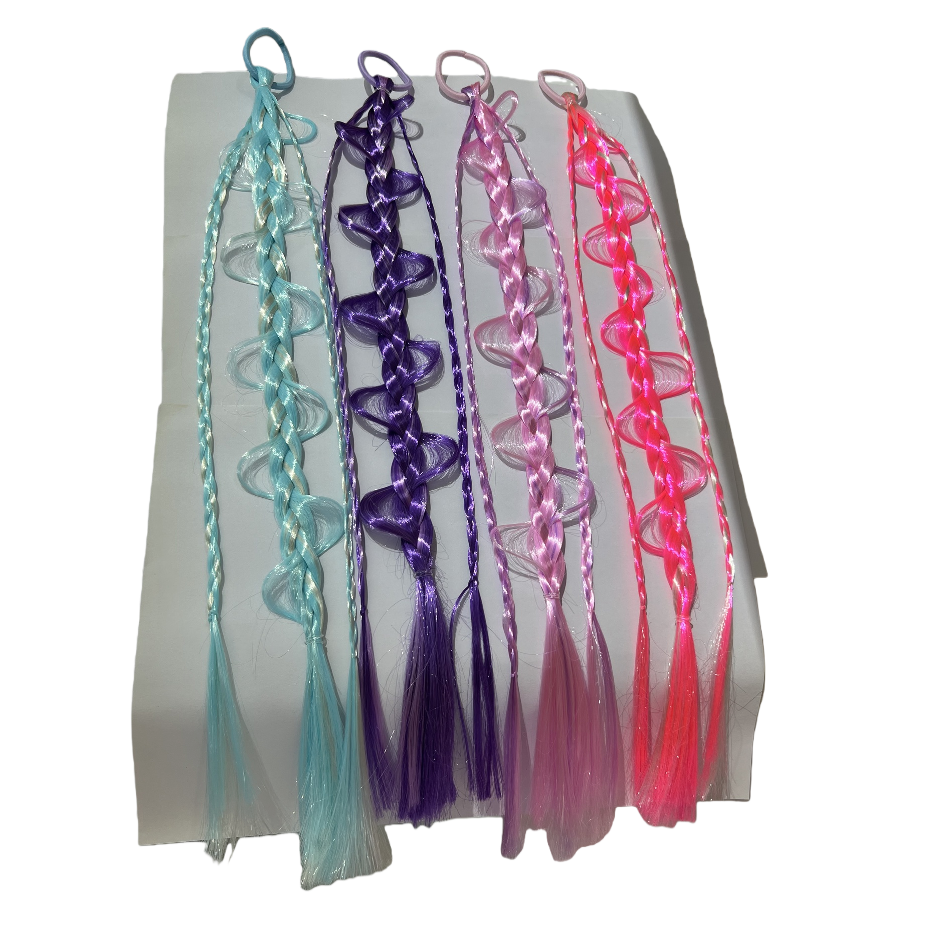 Colorful braided hair accessories are available in a variety of colors and are fashionable braided accessories Item Picture