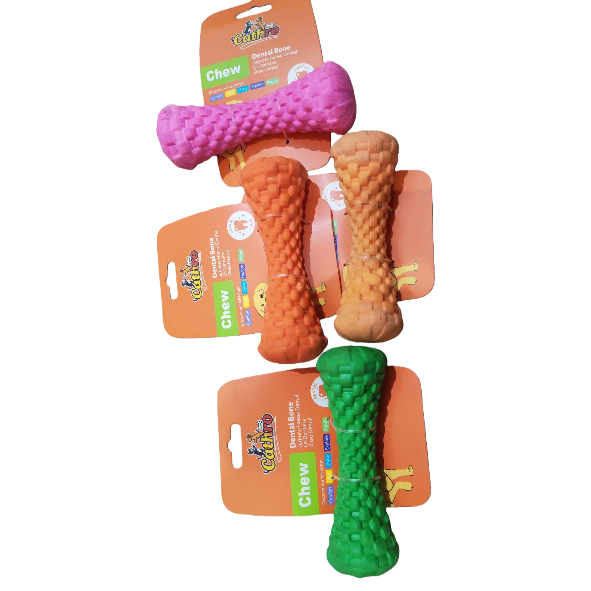 Colorful dog chew toys, durable teething, oral cleaning pet supplies Item Picture