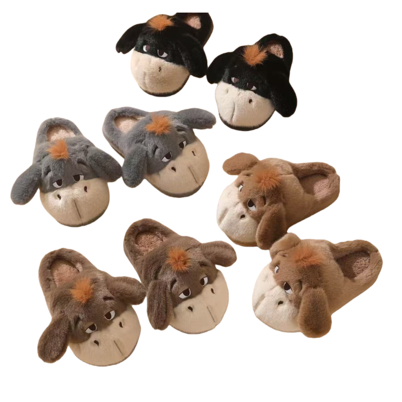 Plush cartoon donro estilo slippers Señora Casa caliente algodón slippers Item Picture