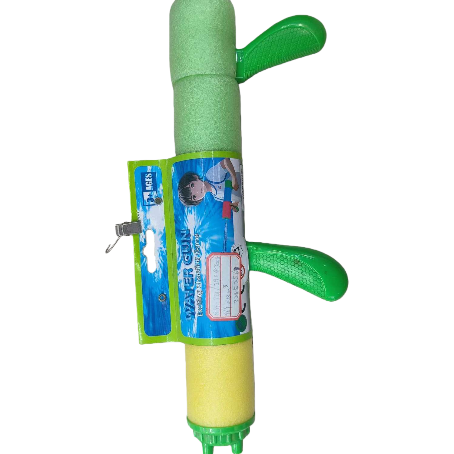 Green foam water gun, children's toy, outdoor water play spray gun Item Picture