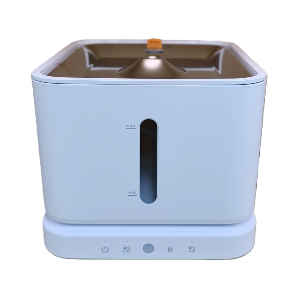 White pet water dispenser with silent circulation and automatic constant flow, suitable for cats and dogs Item Picture
