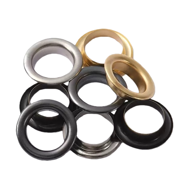 Metal rivet ring decorative hardware accessories and circular ring buckles are available in multiple sizes Item Picture
