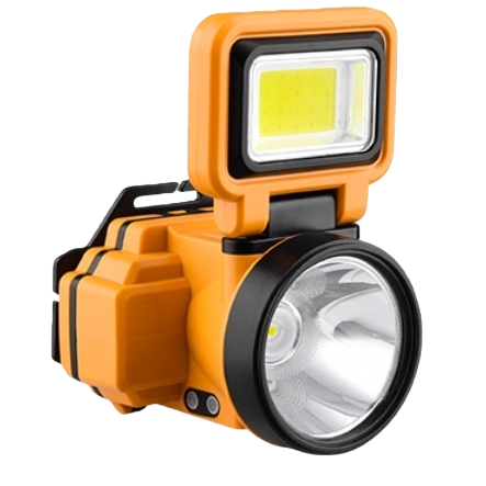 Orange headlamp LED dimmable rechargeable outdoor sports headlamp Item Picture