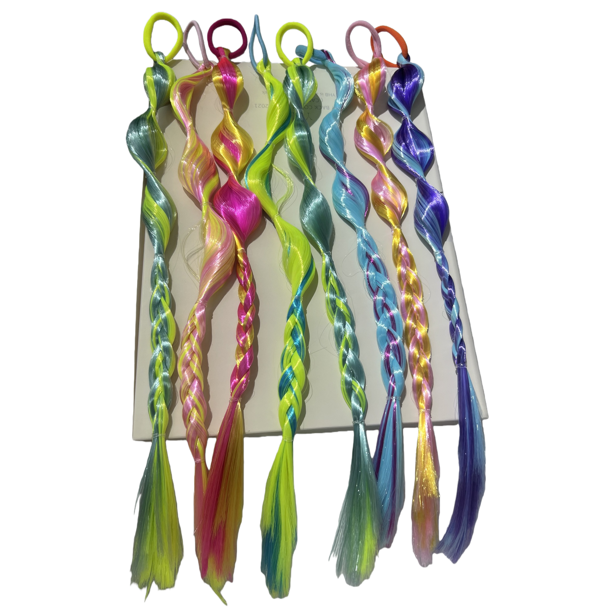 Colorful braids simulate the natural drape of hair strands and are available in multiple colors Item Picture