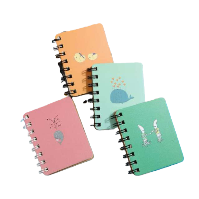 Cuaderno espiral colorido A5 páginas internas engrosadas multicolor opcional para estudiantes de oficina Item Picture