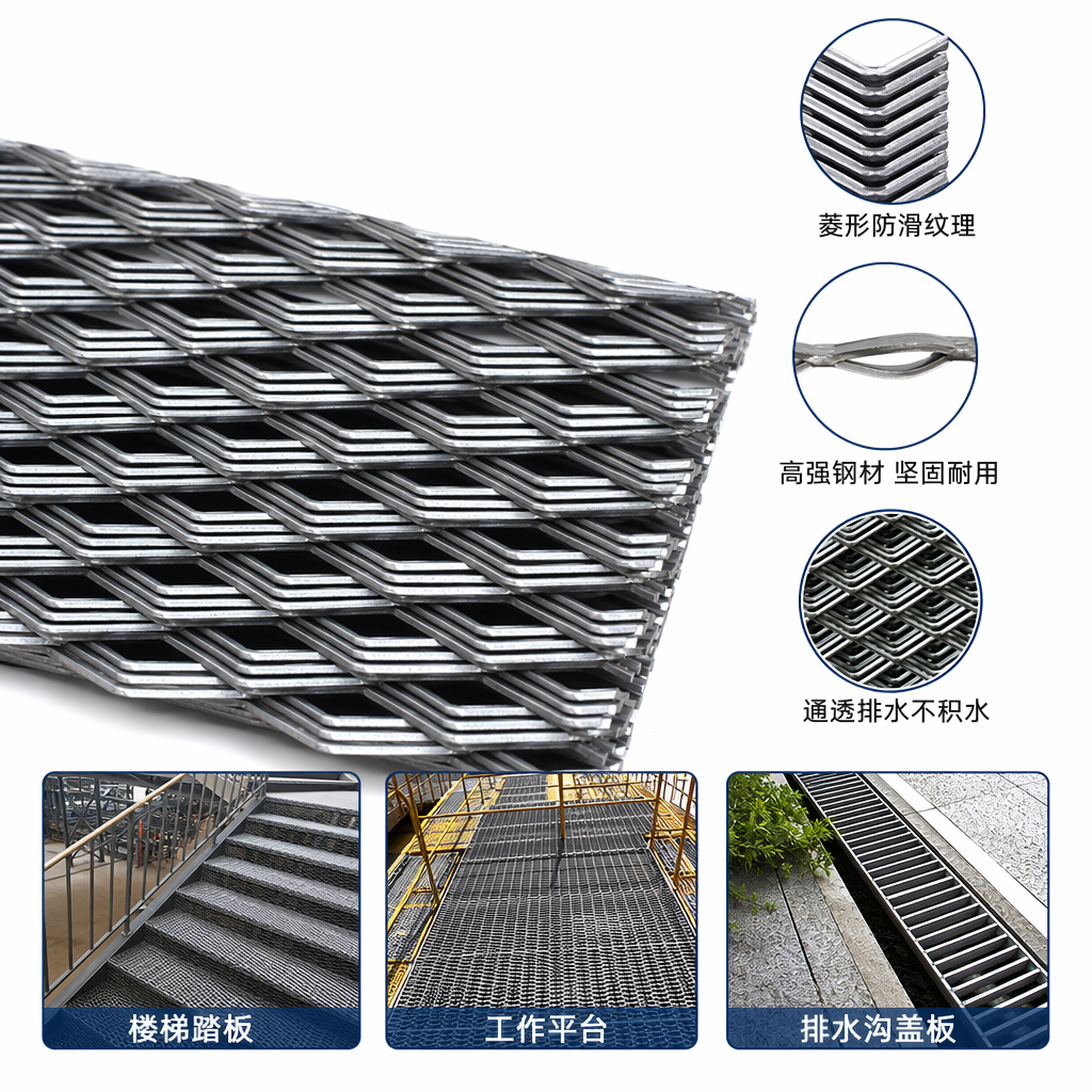 Gris plateado diamante malla de metal material de acero inoxidable filtro de ventilación para uso doméstico e industrial