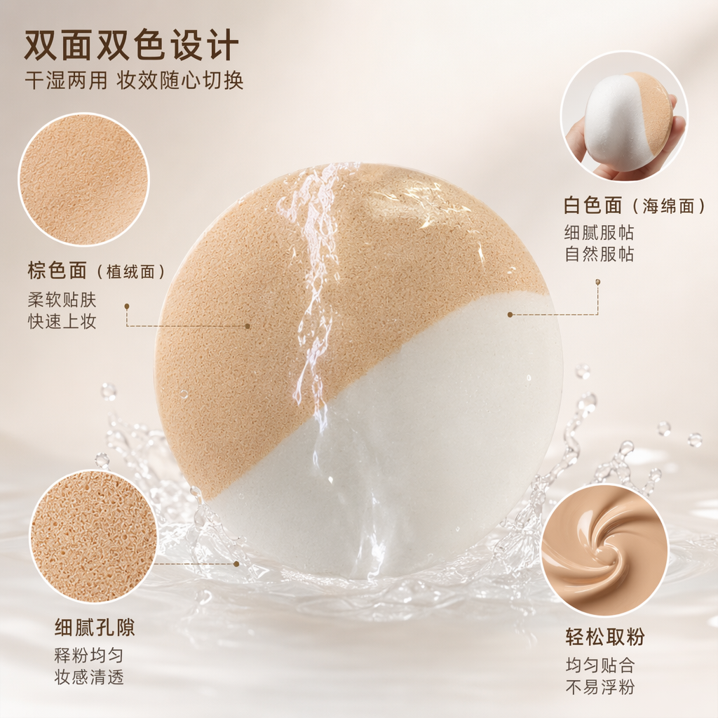粉扑/粉扑美妆蛋/美妆/美妆蛋/美妆礼盒细节图