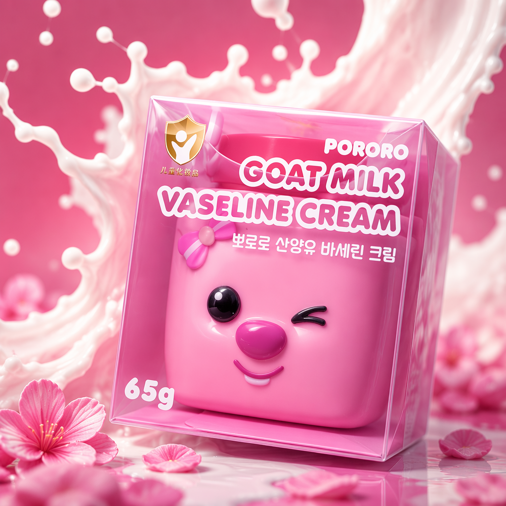 Borlele Children's Cream, Korean Borlele Children's Goat Milk Vaseline Cream 65g, moisturizing and hydrating Application Scenario