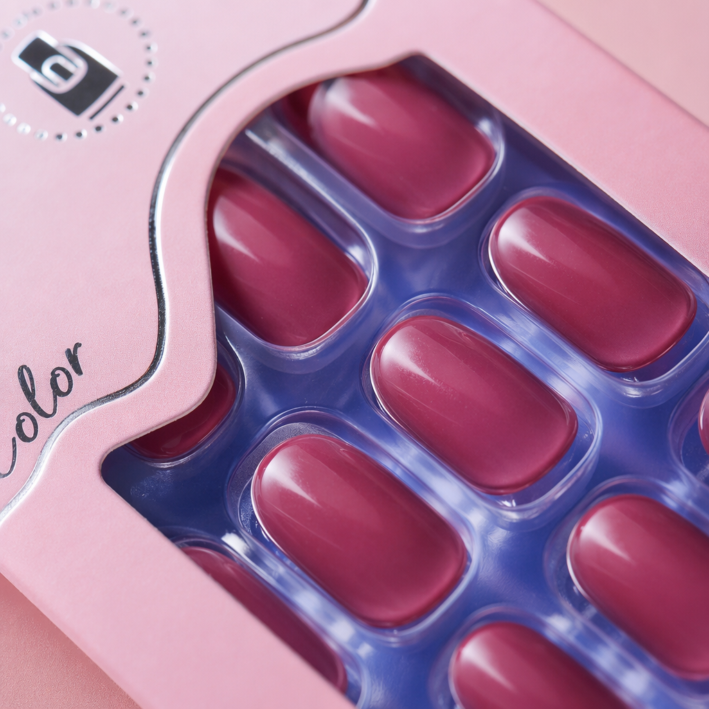 Colorful fake nail set, fashionable nail patches, DIY nail decoration tool kit Application Scenario