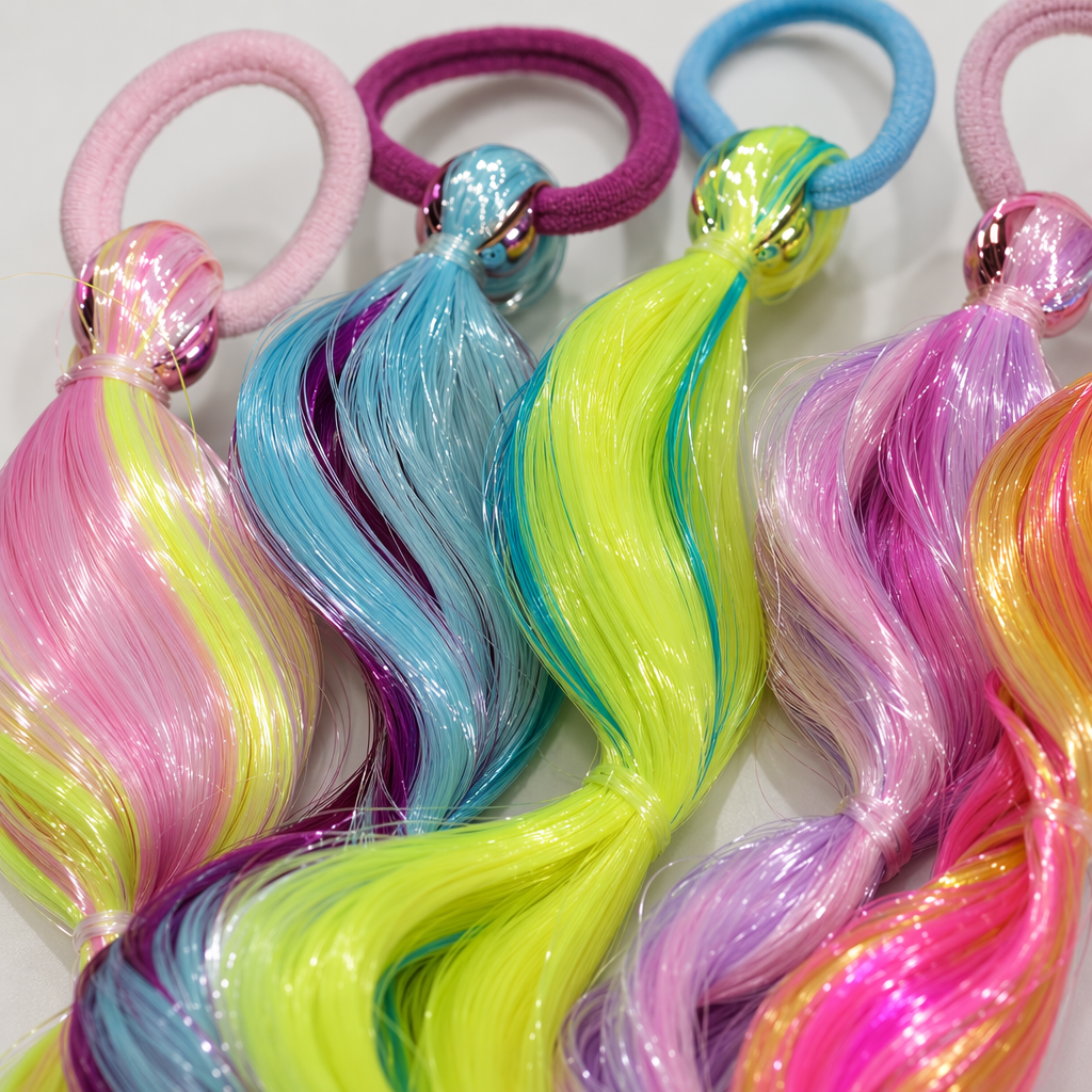 The colorful woven wig with braids simulates the natural drape of hair strands and can be adjusted for tightness Application Scenario