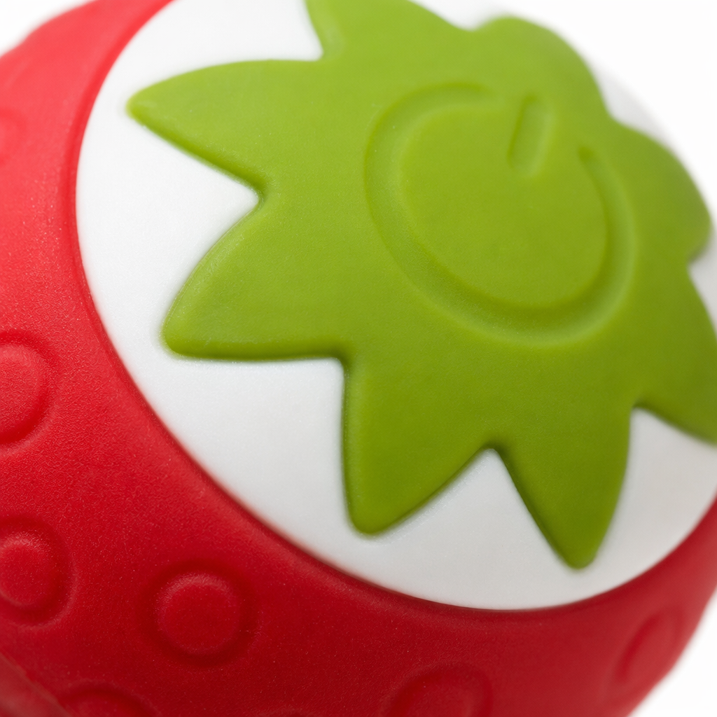 Three types of electric cat-teasing soft rubber elastic balls in the shapes of strawberries, oranges and pumpkins Application Scenario