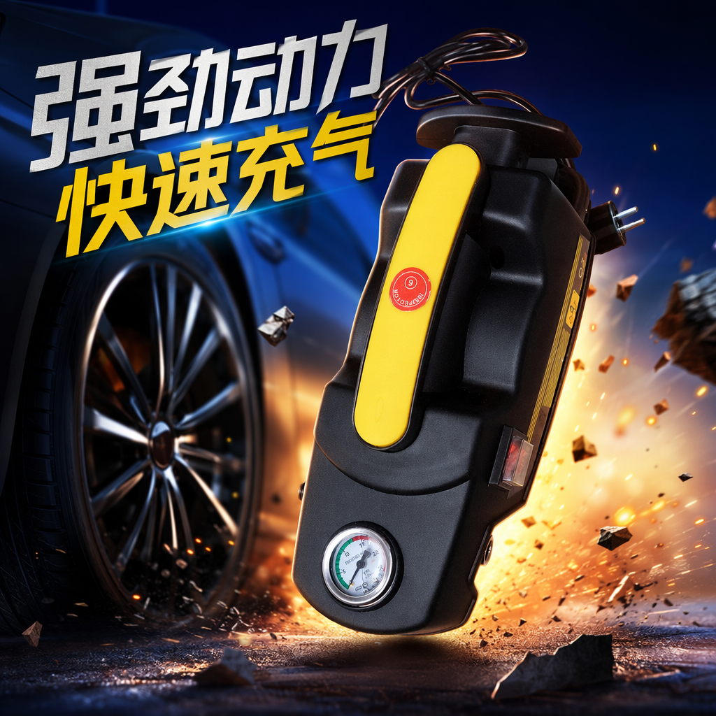 Lavadora de presión eléctrica negra con mango amarillo Specification image