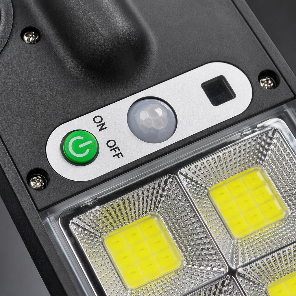 Black solar garden lamp, outdoor waterproof and energy-saving LED lighting lamp Application Scenario