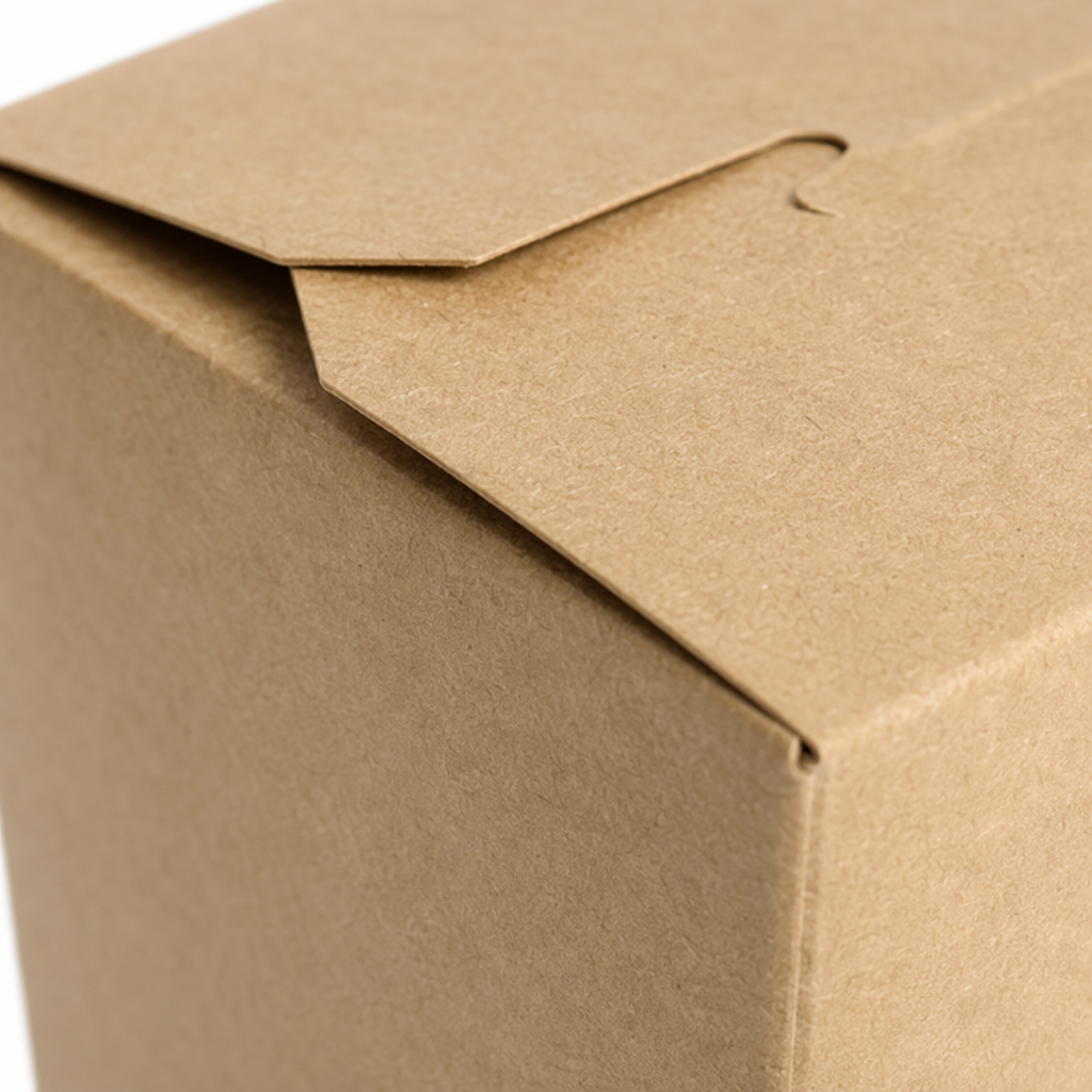 Brown paper box packaging, eco-friendly and simple gift box, home storage box Application Scenario