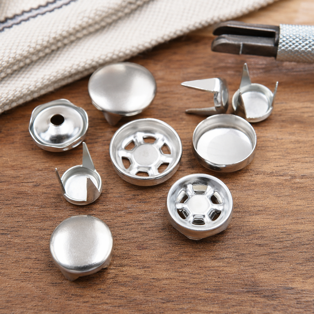 Silver metal rivet decorative accessories DIY handmade clothing packaging accessories details Picture