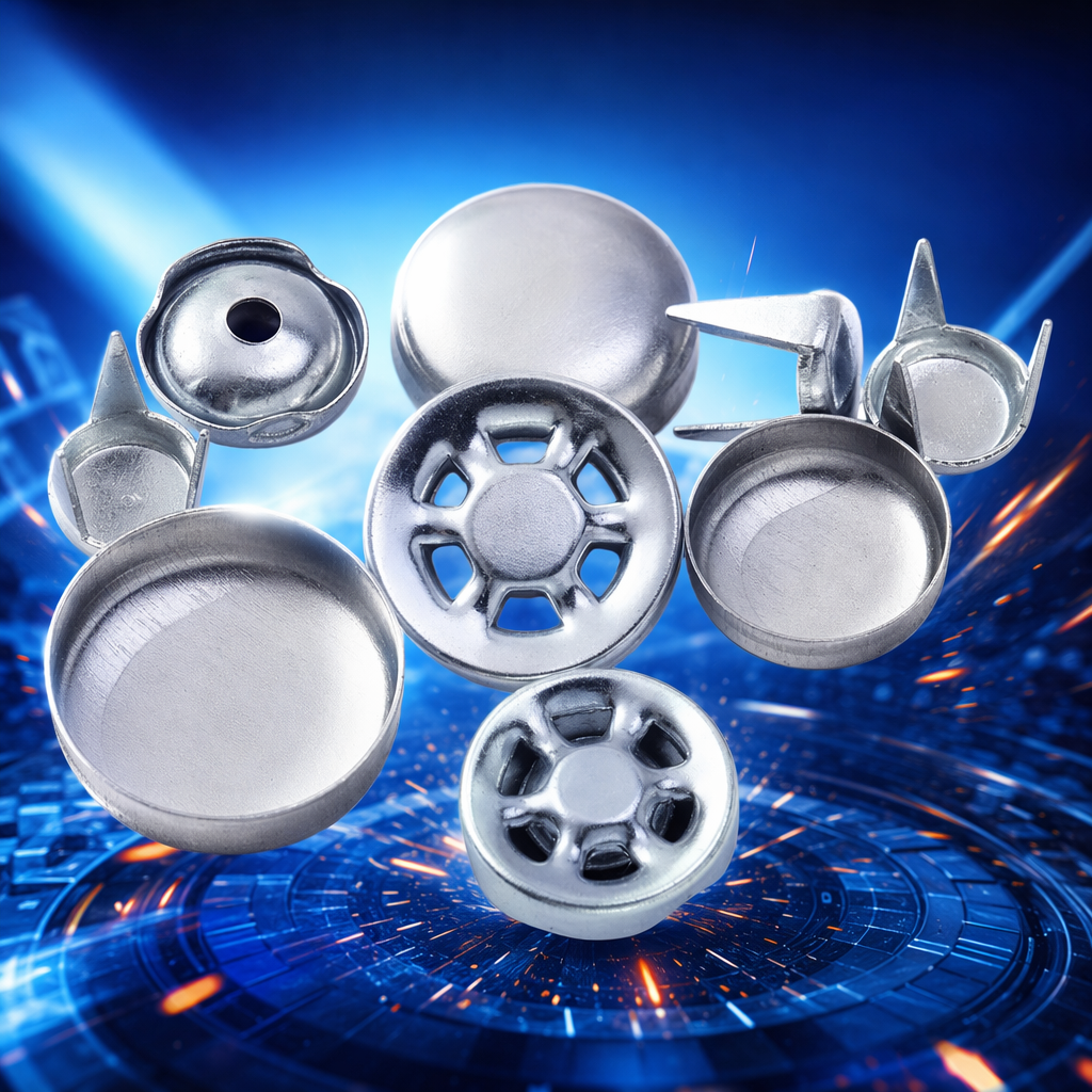 Silver metal rivet decorative accessories DIY handmade clothing packaging accessories Specification image